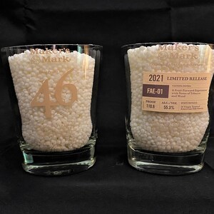Marker&#39;s Mark Candle, Made to Order, Unique Gift, Liquor Bottle Candle, Man Cave, Bar Décor, Bar Candle, Bourbon Candle, Gift For Him Her