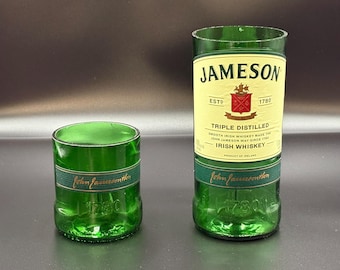 Upcycled Jameson Bottle Candle, Soy Wax, Bar Decor