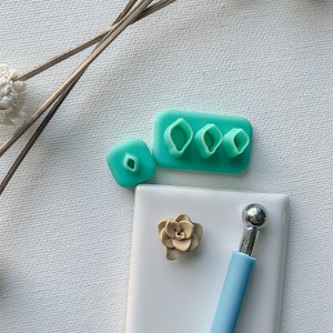 Micro Petal Band Polymer Clay Cutter, Tool with Multiple Sizes, Flower Making Set, Mini Micro