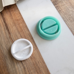 Bookshelf Clay Cutter #3, Circle Shelf for Polymer Clay Books, Bookshelf Accessories