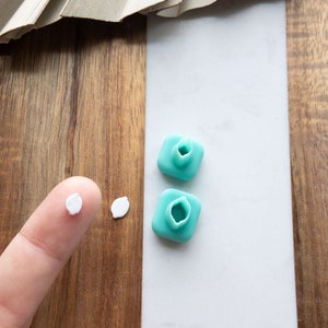 Micro Lemon Clay Cutter, Small Earring Making Tool, Miniature Fruit