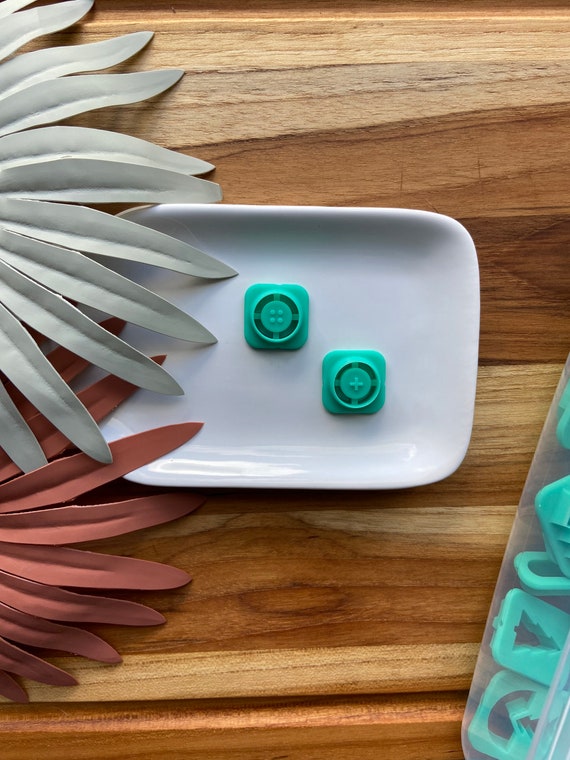 Button Polymer Clay Cutter, Button Stud, Jewelry Tools, Gifts for Her