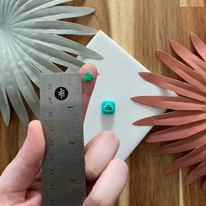 Shamrock Micro Clay Cutter | Mini 3 Leaf Clover | Polymer Clay Tool | Irish Theme