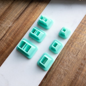 Book Kit Polymer Clay Cutter with Page Cutter, DIY Book with Polymer Clay, Book Lover Stud Earrings
