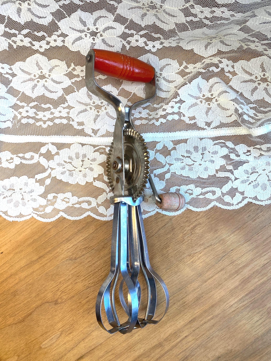 Vintage Hand Mixer Egg Beater Primitive Farmhouse Kitchen Decor - Etsy