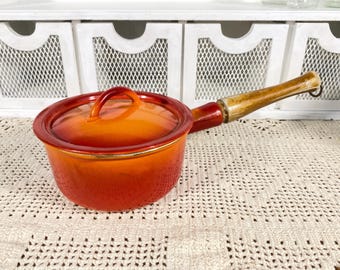 TOURNUS | Small TOURNUS Aluminum Saucepan With Red Bakelite Handle