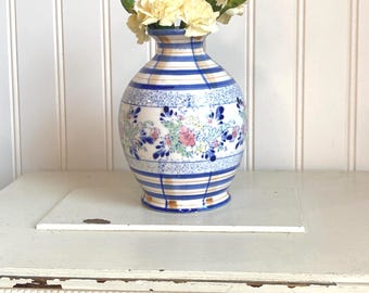 中国陶磁器の花模様の花瓶 - Etsy 日本