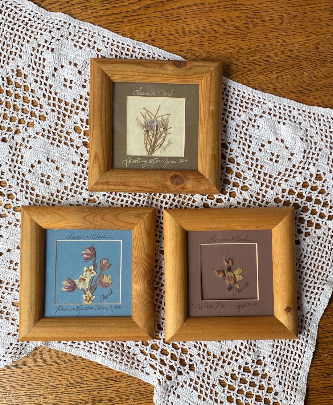 Vintage Botanical Art: Framed & Matted, Gallery Wall Set - Etsy