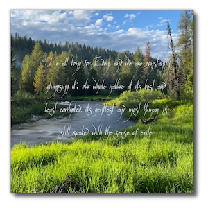 J. R. R. Tolkien Inspirational Quote.  &quot;We all long for Eden...&quot; Digital Download.