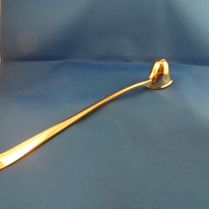 Vintage Cavalier Helmet Candle Snuffer 24k Gold, Gerity, Circa 1790 Reproduction, 1980s
