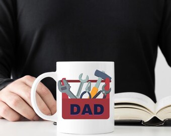 11-15oz Coffee Mug, Dad Mug, Dad Gift, Printed Mugs, Happy Birthday Mugs, Gift for Him, Tea and Hot Chocolate Mug, Home Decor, Gift