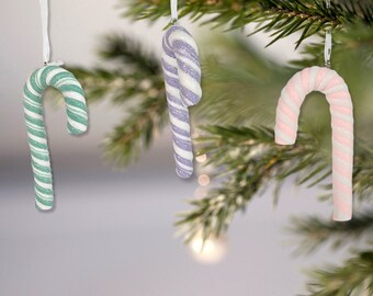 Candy cane tree decoration, candy cane ornament, Christmas, hanging decoration, Christmas decor, Traditional Christmas sweets, home decor.