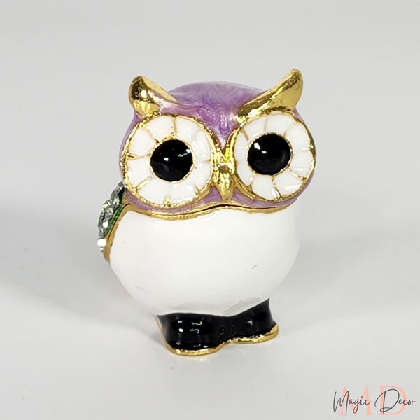 Jewelry boxes, Owl jewelry box, small jewelry box, jewelry boxes with animal figures, farm animal, home ornament, gifts for her, home decor.