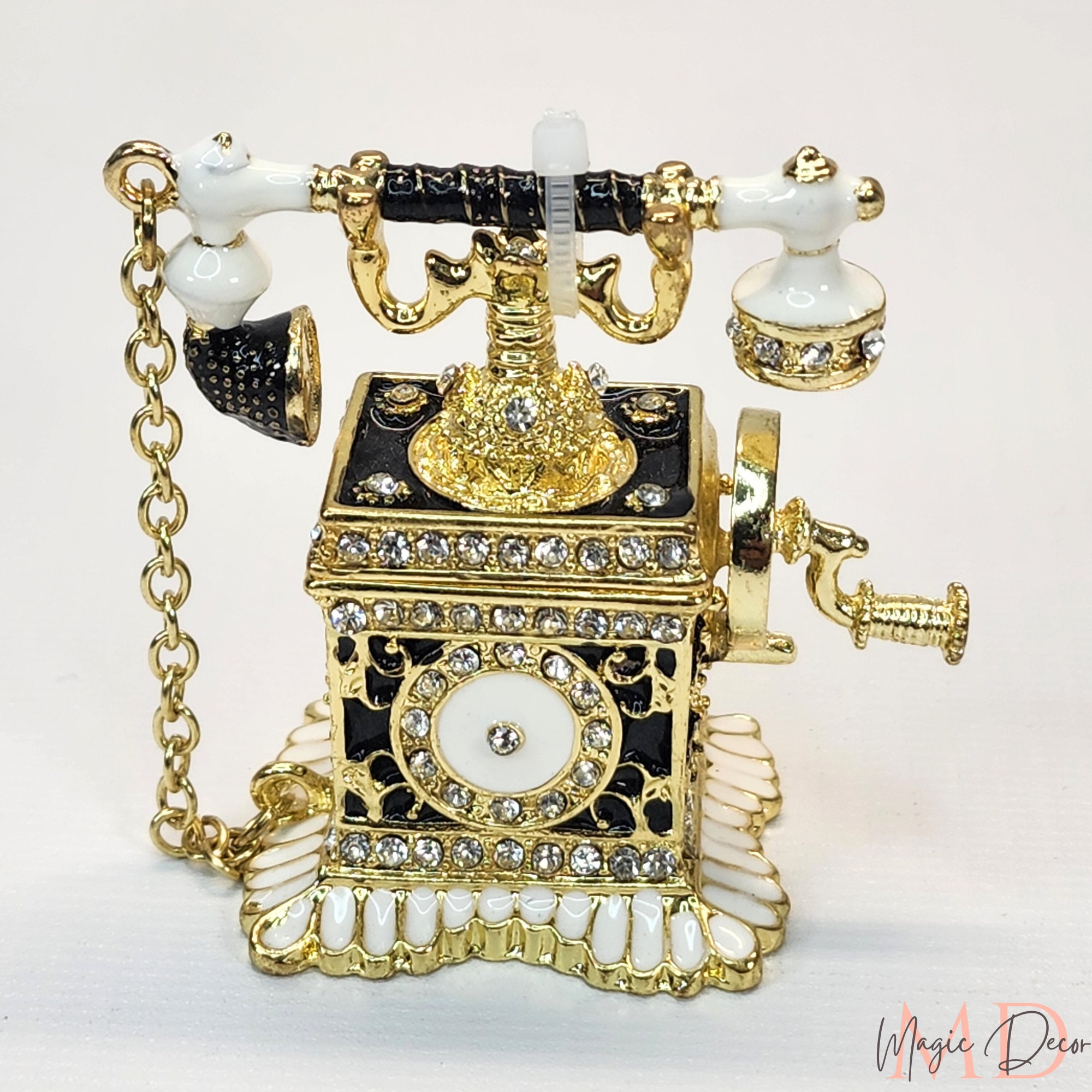 置物 antique USA telephone Amazon.com: Meiiron Vintage Antique Rotary Dial Earpiece Phone