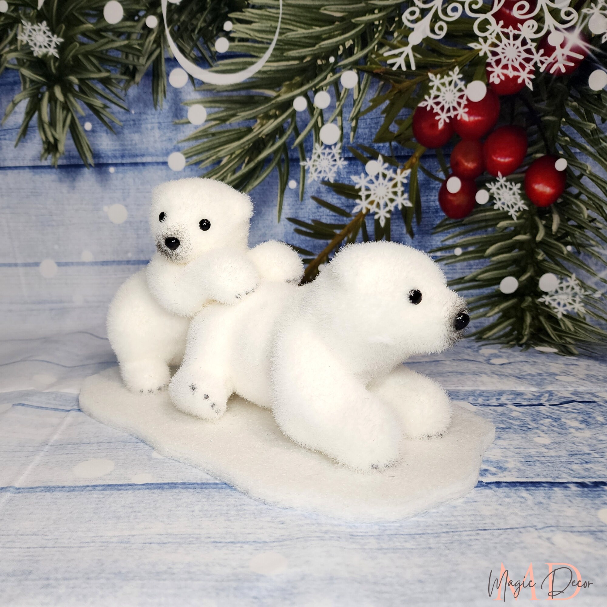 Polar bear christmas decorations deals