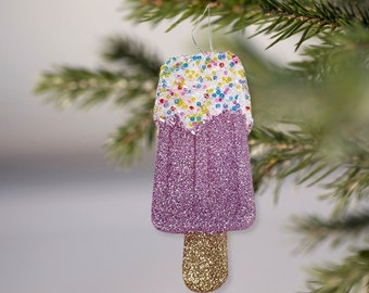 Candy Ice Cream Popsicle Christmas Party Decor, holiday ornaments, christmas tree decor, christmas gift, christmas decor, home decor.