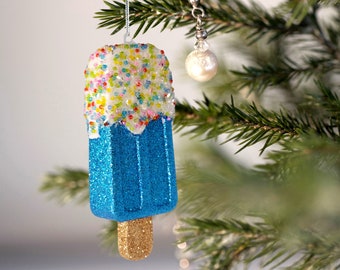 Candy Ice Cream Popsicle Christmas Party Decor, holiday ornaments, christmas tree decor, christmas gift, christmas decor, home decor.