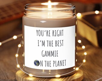 Gammie Gifts From Granddaughter, Funny Gammie Gift, Cute Mother's Day Candle For Gammie, Scented Candle, 9oz