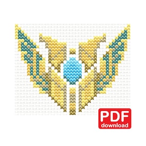 League of Legends - Level 7 badge - Cross Stitch Pattern PDF