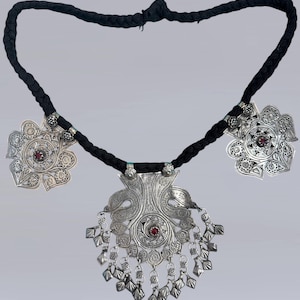 Afghanische Tribal-Choker | Vintage Kuchi Schmuck | Boho Statement Halskette