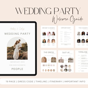 Hochzeitstag-Timeline | Brautjungfern-Zeitleiste | Moderne Hochzeit Party Anleitung | Brautparty Info | Brautparty-Timeline