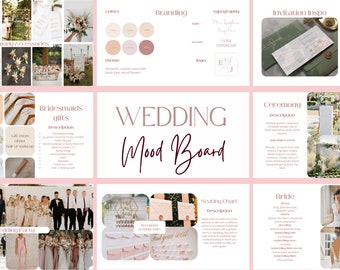 Wedding Planner Book: Mood Board Template (PDF)