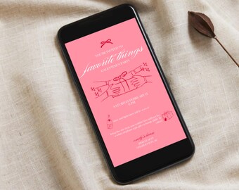 Galentine's Day Invitation: Favorite Things Gift Exchange (Digital Download)