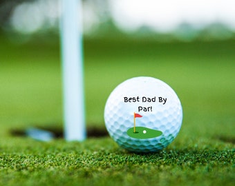Meilleur papa par balle de golf par, cadeau de golf pour la fête des pères, cadeaux de golf pour papa, cadeau de balle de golf pour papa, cadeau d’anniversaire de papa, cadeaux pour papa, balles de golf