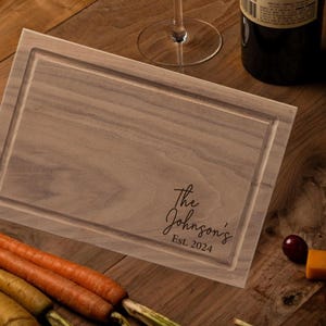 Personalized Cutting Board, Christmas Cutting Board, Charcuterie Board, Christmas Gift, Bridal Shower, Engraved Engagement Gift