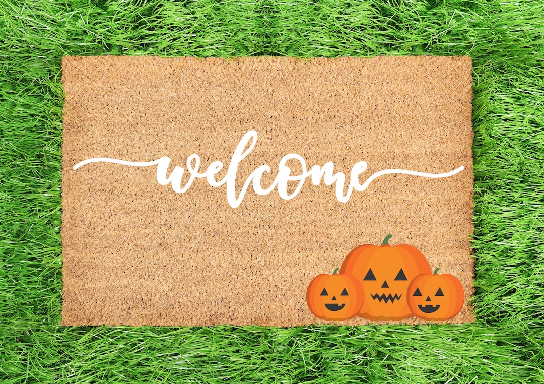 Halloween Mat, Spooky Halloween Doormat, Halloween Door Mat