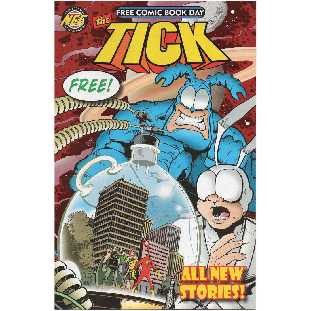 The Tick Free Comic Book Day New England Comics Press - Etsy