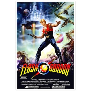 1981 Flash Gordon Movie Poster