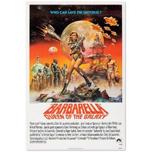 1977 Barbarella, Queen of The Galaxy Movie Poster