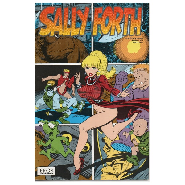 Sally Forth #2 Wally Wood Eros-strips 1993