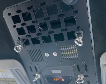 Panel MOLLE superior para Toyota Tacoma de segunda generación (2005-2015): accesorio táctico para camionetas, ideal para almacenamiento y organización.