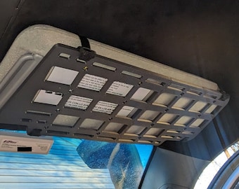 Visera Molle para ventana de Toyota Tacoma de segunda generación 2005-2015 Equipo táctico