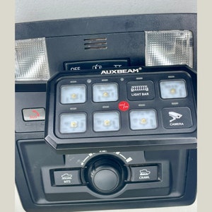 3rd Gen Toyota Tacoma Overhead Console Mount Auxbeam 8 Gang XL Car Accessories Overland