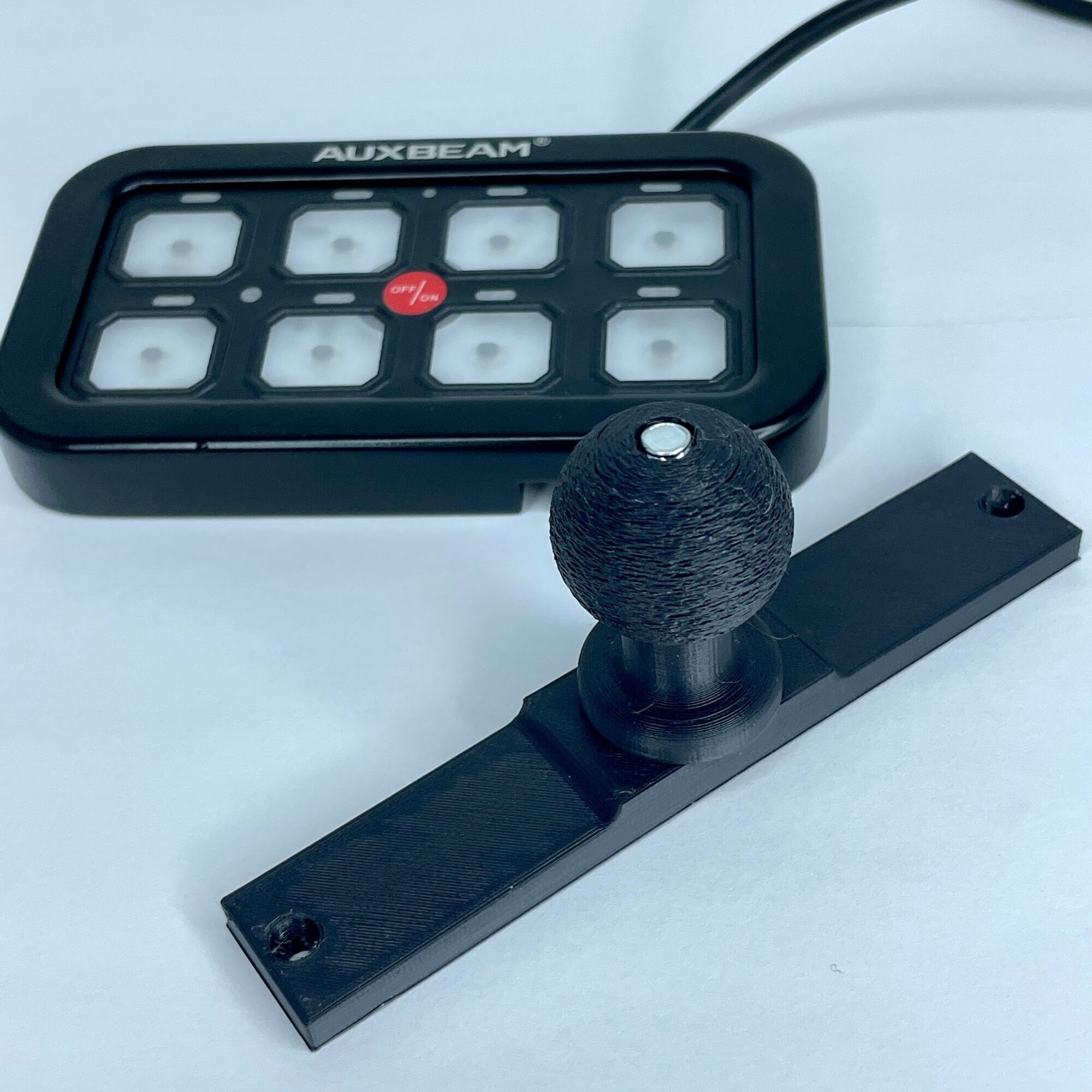 Auxbeam 6-8 Gang Switch Mount Panel, Car Accessory for Overlanding