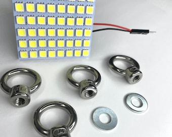 Tacoma 2nd Gen Molle Panel: Hook Nuts & LED Light - Overlanding Car Accessories