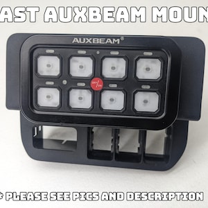 Toyota Tacoma 3rd Gen Auxbeam 6-8 Gang Cubby Mount, Custom Off-road Accessory Switch Panel