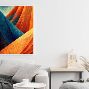 Home Decor, color block, Printable Wall Art, Wall Art Decor, Abstract Wall Art,  Painting, Digital Prints, Fluid Art Painting