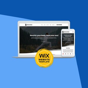 Plantilla web moderna de Wix para blogs y marcas, fácil de editar, compatible con dispositivos móviles, optimizada para SEO, diseño de arrastrar y soltar, páginas de inicio incluidas.