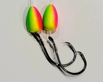 10 Hi Lo Surf Rigs Da Pesca Con Ganci Mustad 2/0 20lb: Ideali Per Pompano, Whiting, Spot E Croaker
