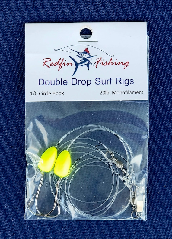 8 Pack Double Drop Rig Pompano Rig Surf Fishing 