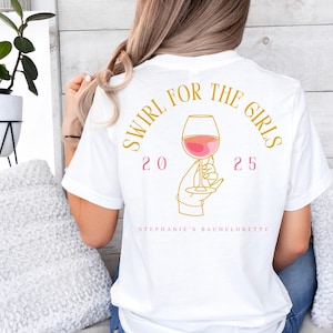 Bachelorette party t-shirt, vineyard bachelorette, matching bridesmaids, wine time, custom gift, Napa valley, wine lover, girls weekend