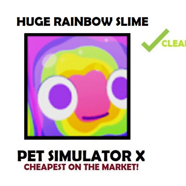 Huge Rainbow Slime - Etsy