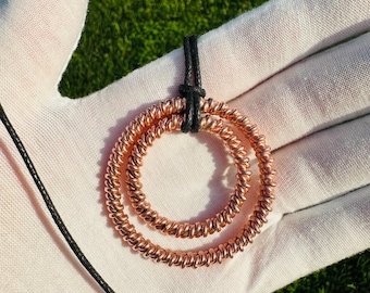 Royal Empowerment Pendant Physical and Spiritual Healing EMF Harmonizing Energy Scalar Copper Tensor Necklace Pineal Activation