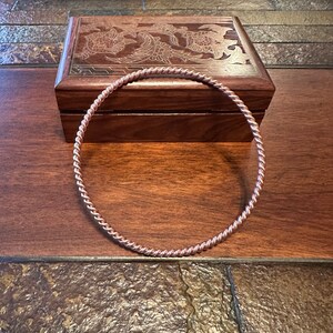 Spiritual Empowerment Pineal Activation Enhance Mental Clarity 188mhz Frequency Tensor Ring Half Cubit size Copper Scalar Free Shipping