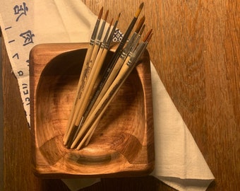 Handcarved Wooden Bowl