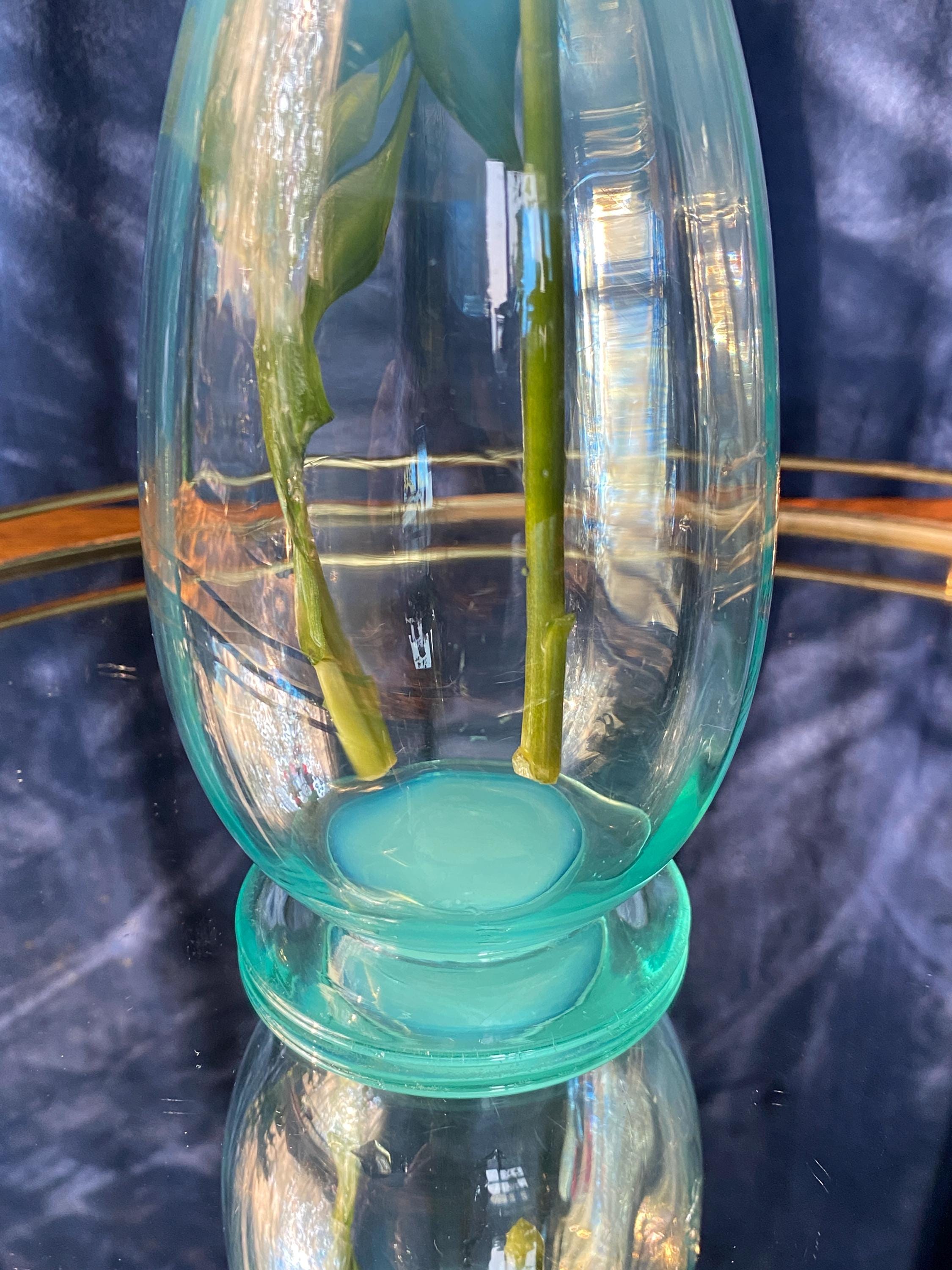 レア！存在感BIG 50's～フェントン ブルーオパールセント花瓶